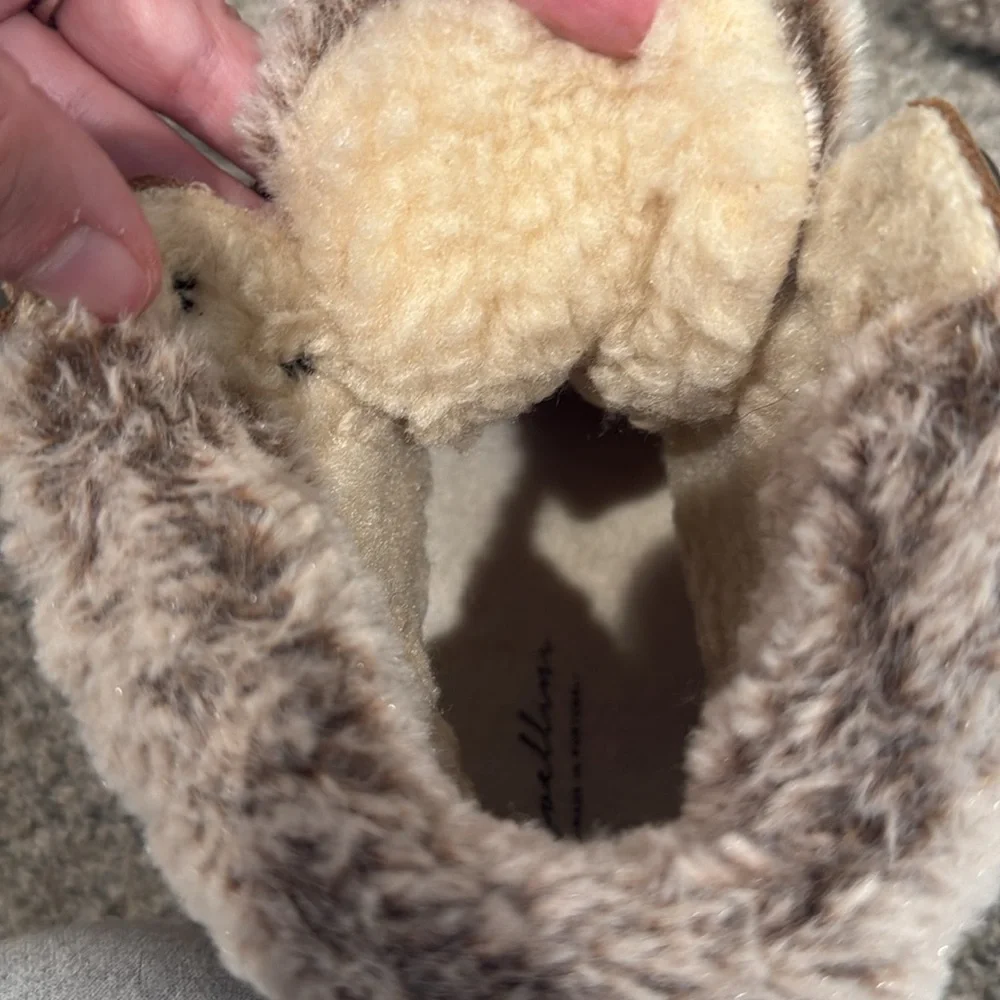 Avellani Brown Faux Fur Lined Boots Super Soft - Size 39 (8.5)
